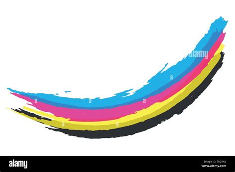 Cmyk Inks Stock Vector Images Alamy