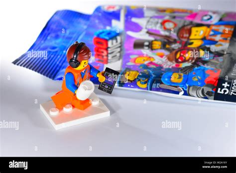 Lego Movie 2 Figures Emmet Brickowski Stock Photo Alamy