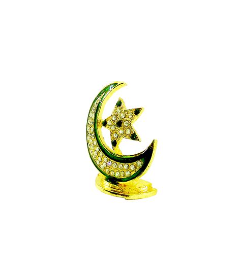 Buy CHAND TARA Islamic Showpiece Idol/Statue/Sculpture Gold Plated Finished Online @ ₹250 from ...