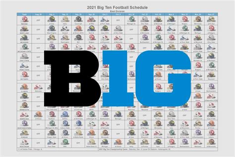 Big Ten Football Schedule 2022