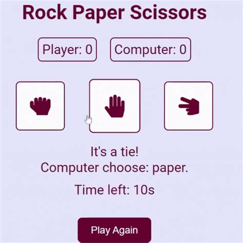 Create Rock Paper Scissors Game With Html Css And Javascript