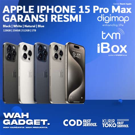 Jual Resmi Apple Iphone Pro Max Gb Gb Tb Black White Blue