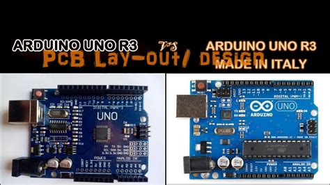 Arduino Uno R3 Vs Original Arduino Uno R3 Made In Italy Comparison