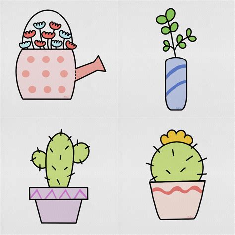 Cute Plants Doodle | Skillshare Student Project