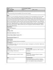 Soap Week Docx Name M D Pt Encounter Number Date Age Sex Female