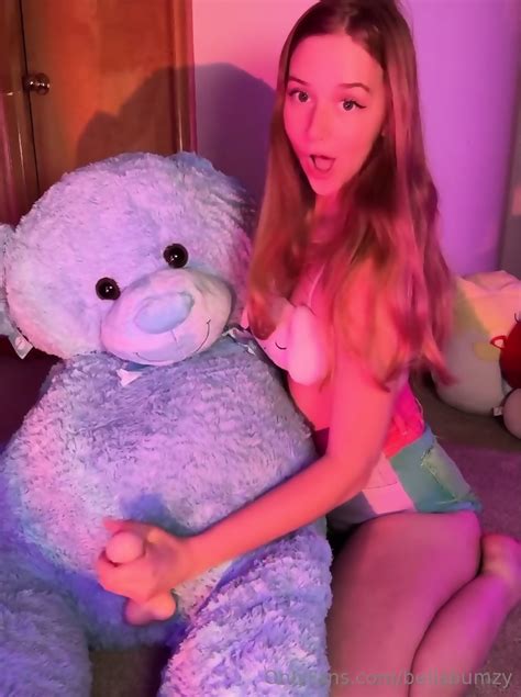 B Ll Bump Y Teen Riding Dildo Teddy Bear P V