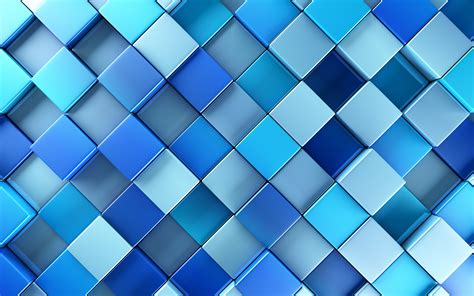 Blue Mosaic, 4k, Artwork, Mosaic Texture, Blue Background, - Purple Blocks Background ...