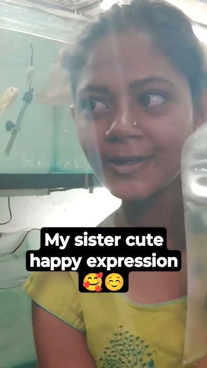 See My Sister Cute Smile With Fish Purchase 🥰😘 Trend Viral Happy