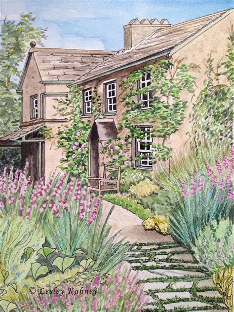 Hill Top Farm Beatrix Potter Illustrations House Illustration