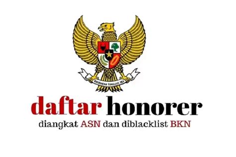 Daftar Lengkap Nama Dan Golongan Honorer Diangkat Asn Tanpa Tes