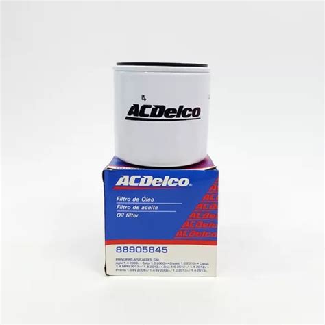 Filtro Aceite Onix Prisma 2019 Full Acdelco 88905845