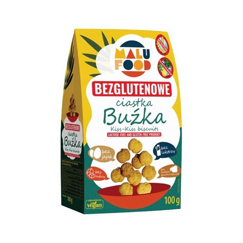 Ciastka kruche Buźka bez glutenu 100g Malu food Sklep a medyczny pl