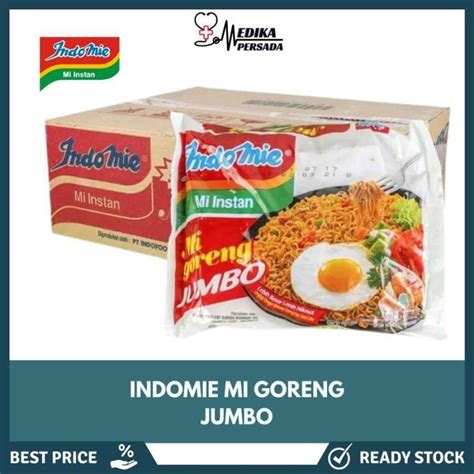 Jual Indomie Goreng Jumbo 128gr Mie Instan 1 Karton Isi 24 Pcs Di