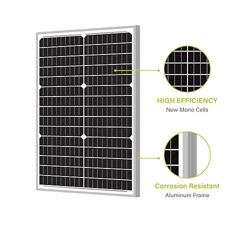 Mua Newpowa 9BB 30W 12V Solar Panel High Efficiency Monocrystalline 12V