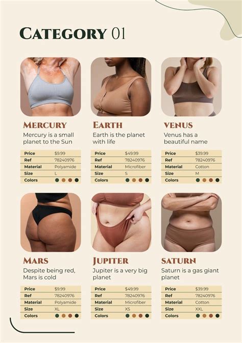 Lingerie Catalog Google Slides And PowerPoint Template