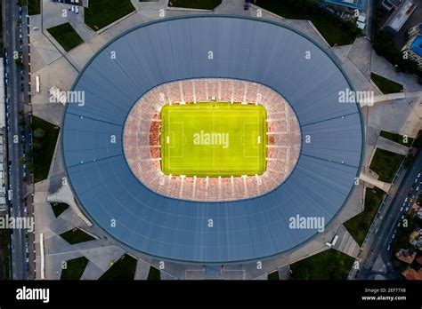 Aerial Photo About The Puskas Arena In Budapest Hungary Venue For Several Matches In 2021 For