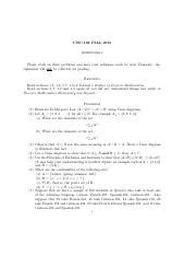 Hwk Pdf Cisc Fall Homework Please Work On These Problems