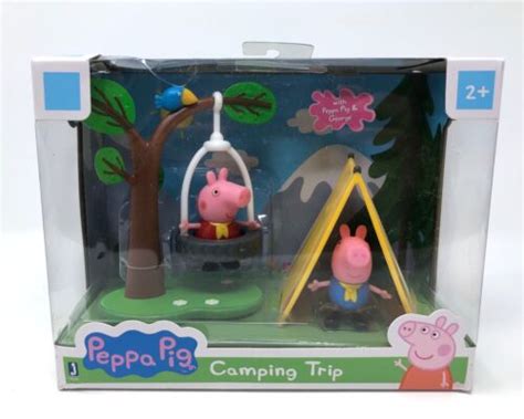 Jazwares Peppa Pig Camping Trip Playset George Figure 4 Pieces