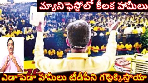 మహానాడులో టీడీపీ మ్యానిఫెస్టో హైలైట్స్ Mahanadu Tdp Manifesto Telugu