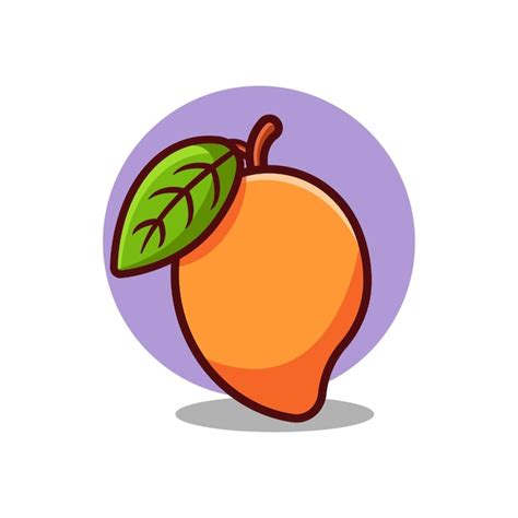 Premium Vector Mango Fruit Cartoon Vector Illustration