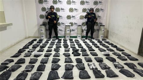 Encomienda De 67 Kilos De Marihuana Incautada En Antioquia