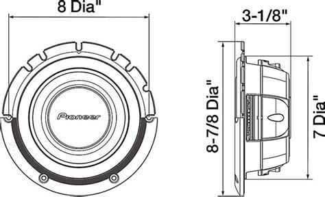 Pioneer Ts A Ld Shallow Mount Subwoofer With Dual Ohm Voice