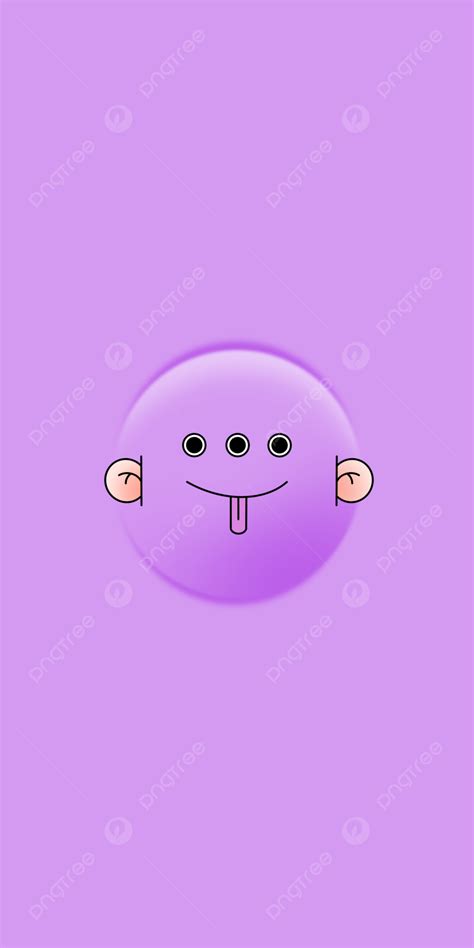 Grimace Expression Lovely Grotesque Purple Background, Grimace ...