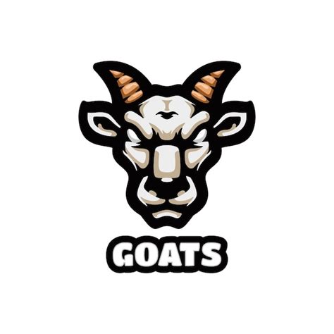 Premium Vector Goats Mascot Logo Design