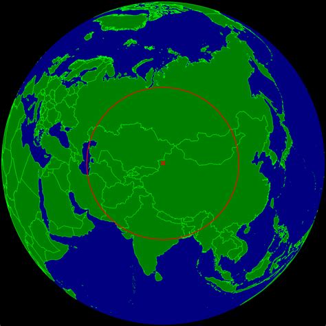 Continental pole of inaccessibility, the farthest... - Maps on the Web