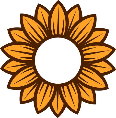 Girasol Para El Dise O Svg Archivo Archivo De Corte De Etsy