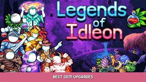 Legends of Idleon MMO - Best Gem Upgrades