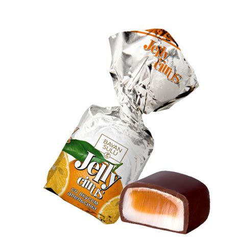 Конфеты БАЯН СУЛУ желейные глаз. BS Jelly Апельсин, 1кг - купить с ...