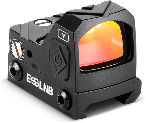 Esslnb Red Dot Visier Airsoft Scope Moa Helligkeitsstufen Voll