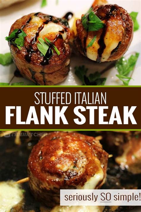 Italian Stuffed Flank Steak The Chunky Chef