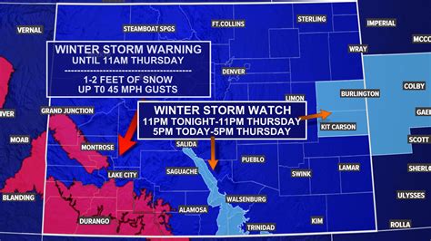 Another winter storm comes to Colorado: Where to expect snowfall | 9news.com