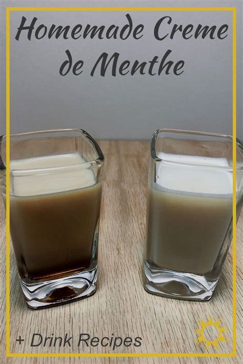 Homemade Creme De Menthe Drink Recipes Recipe Creme De Menthe Drinks Creme Drinks