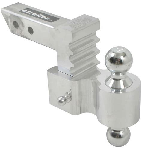 Rapid Hitch Adjustable Aluminum Ball Mount Kit W Zinc Balls