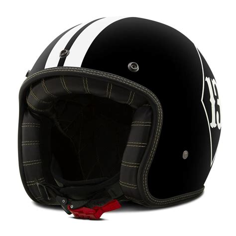 Capacete Aberto Moto Masculino E Feminino Custom Etceter Biker Fosco