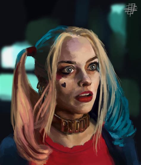 Here's a quick(ish) study of Margot Robbie as Harley Quinn I did for my