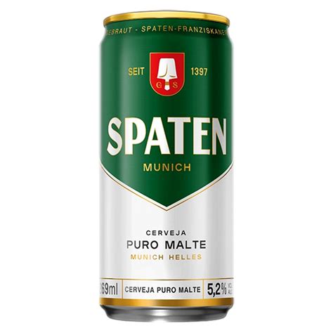 Cerveja Munich Helles Puro Malte Spaten Lata Ml P O De A Car