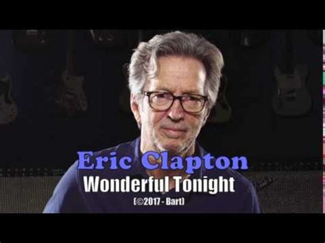 Eric Clapton Wonderful Tonight Karaoke YouTube