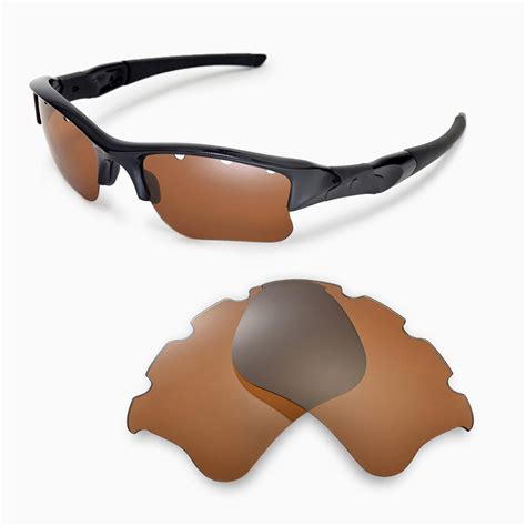 Walleva Brown Polarized Vented Lenses For Oakley Flak Jacket Xlj Sunglasses 636045535247 Ebay