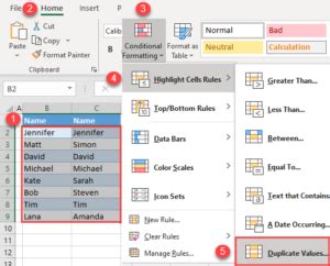 Compare Two Columns And Highlight Differences In Excel Google Sheets