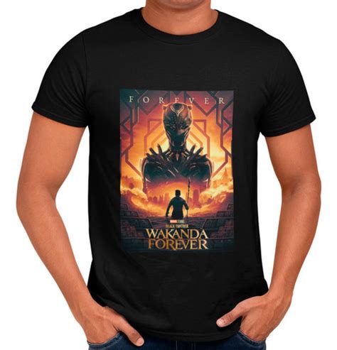 Camisa Unissex Pantera Negra Wakanda Forever Mod13p Parcelamento