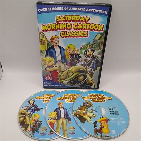 Saturday Morning Cartoon Classics DVD 2011 3 Disc Set 11 Hours