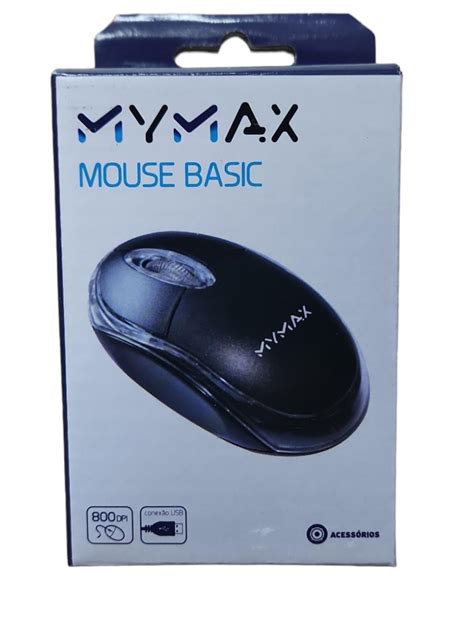 Mouse Ptico Usb Dpi Preto Mymax