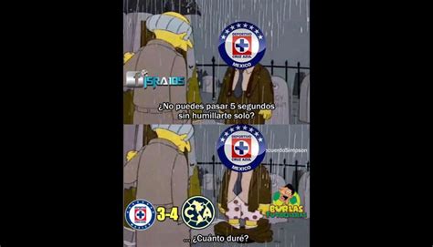 Cruz Azul Vs América Los Memes Que Dejó El Partido De La Liga Mx