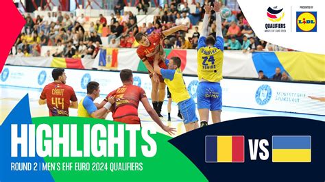 Romania Vs Ukraine Round 2 Men S EHF EURO 2024 Qualifiers YouTube