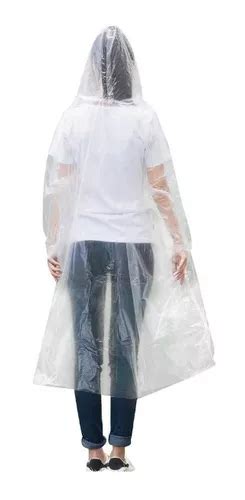 Kit 12 Capas De Chuva Descartável Transparente Unissex MercadoLivre