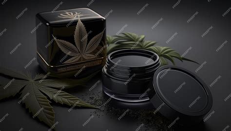 Premium Photo | Hemp cosmetics generative ai